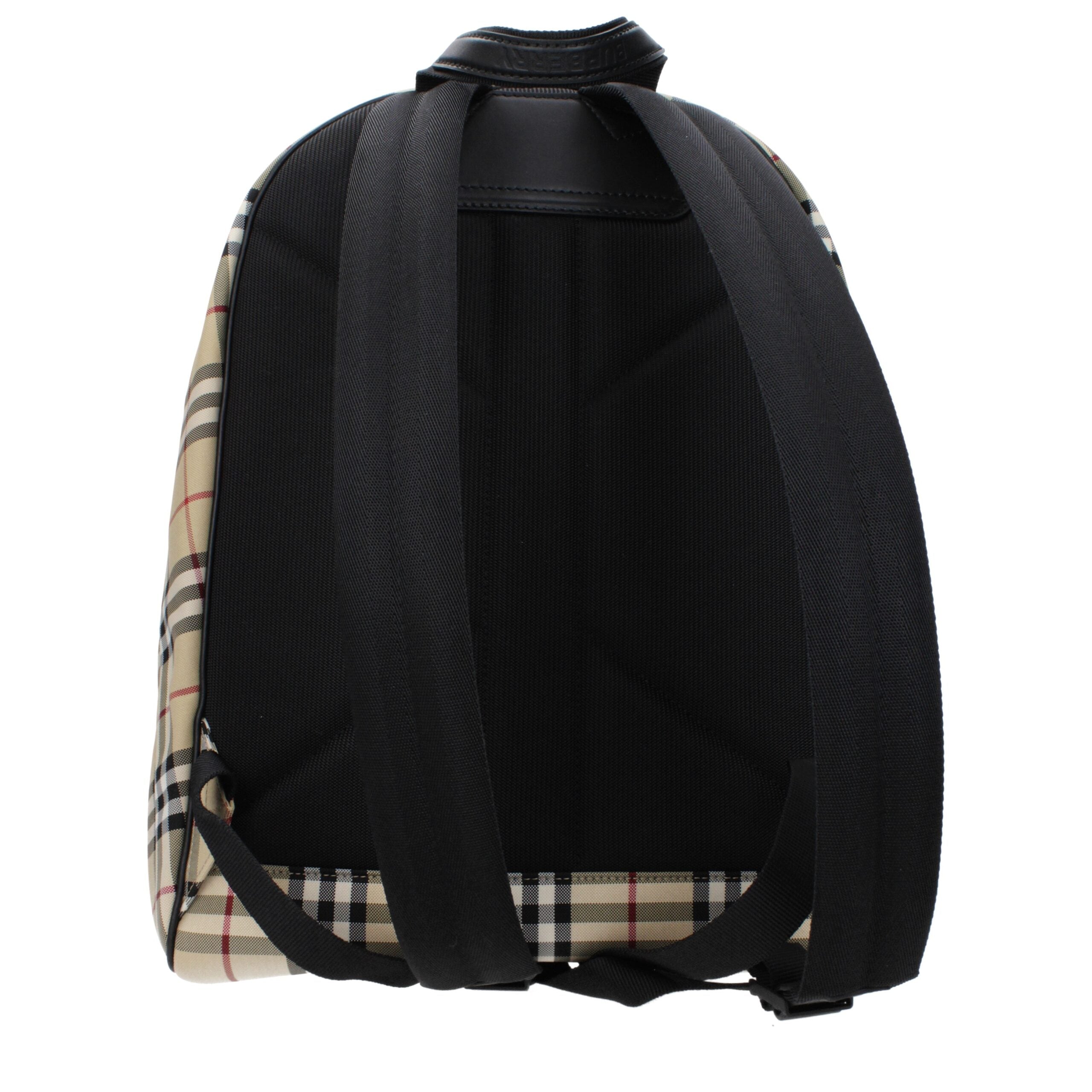 Beige Fabric Backpacks