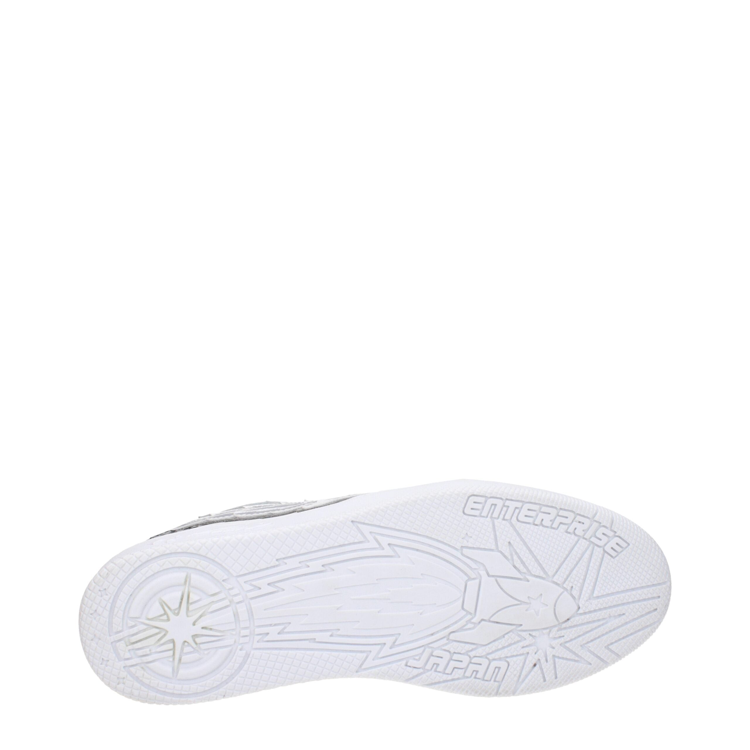 White Leather Athletic Sneakers