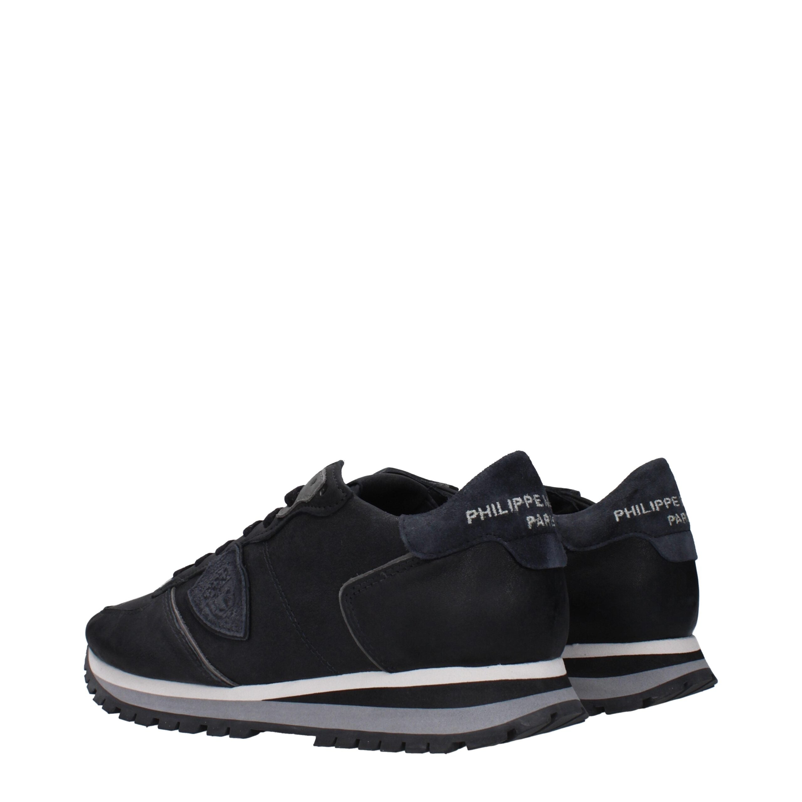 Black Leather Sneakers