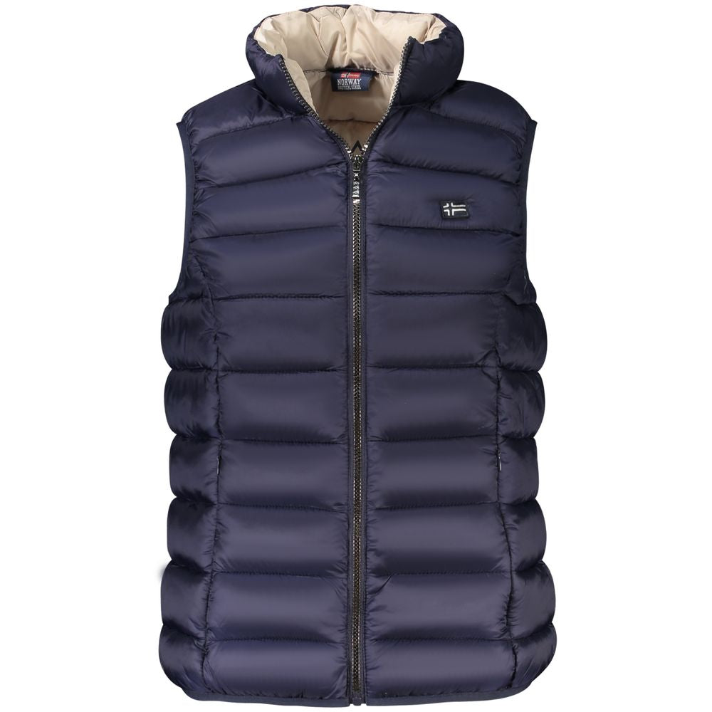 Blue Polyamide Women Jacket