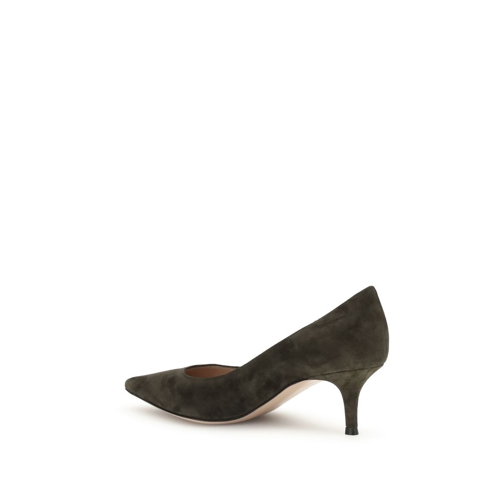 Suede Pumps