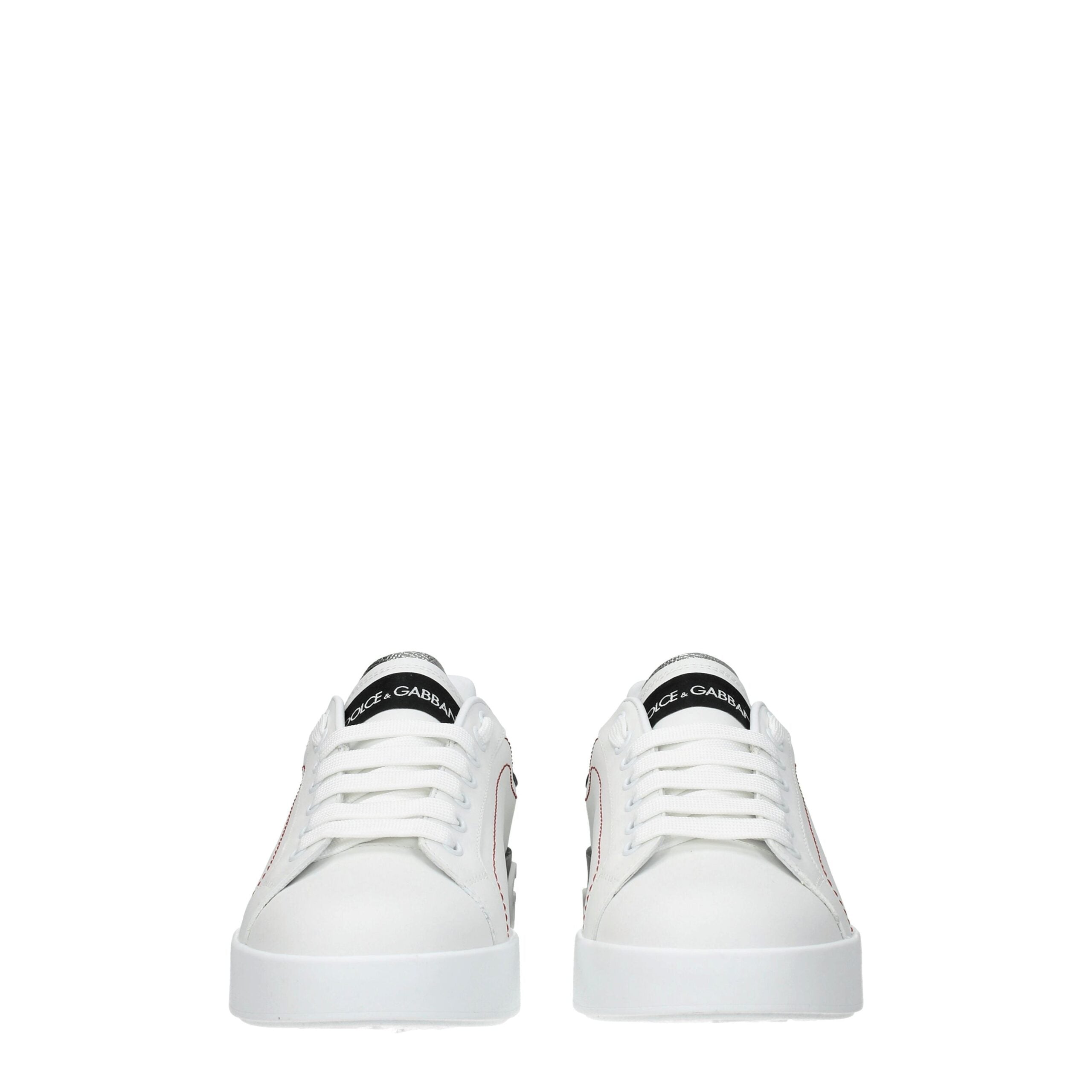 White Leather Low Tops