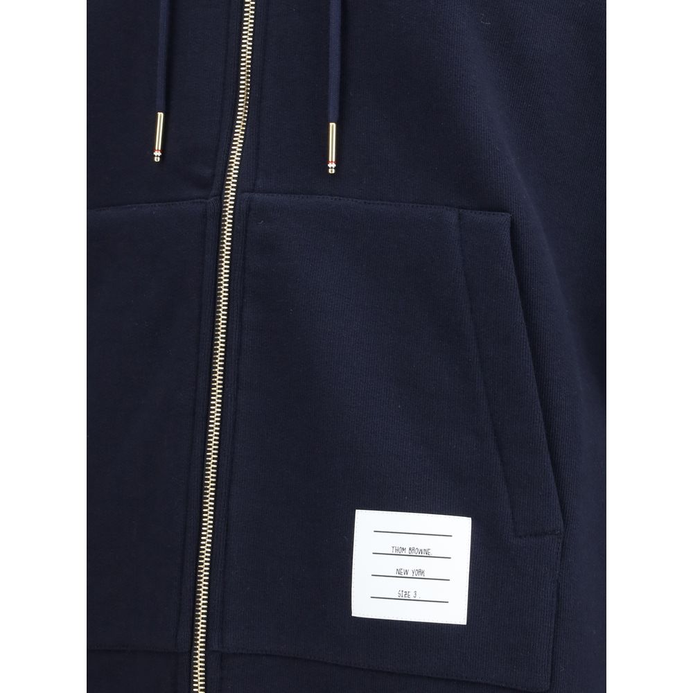 HOODIE ZIP-UP PULLOVER IN CLASSIC LOOPBA