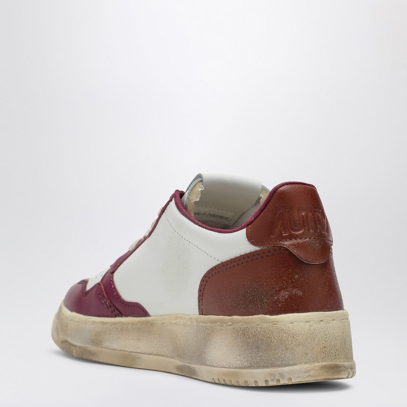 AUTRY Super Vintage White/Purple/Brown Sneaker