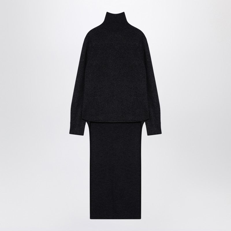 Givenchy Dark grey turtleneck with drawstring