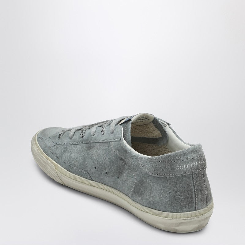 Golden Goose Grey suede Super-star low-top sneaker