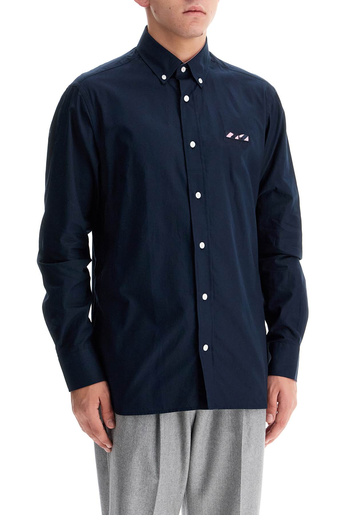 EDEN PARK "oxford shirt with butterfly embroidery detail