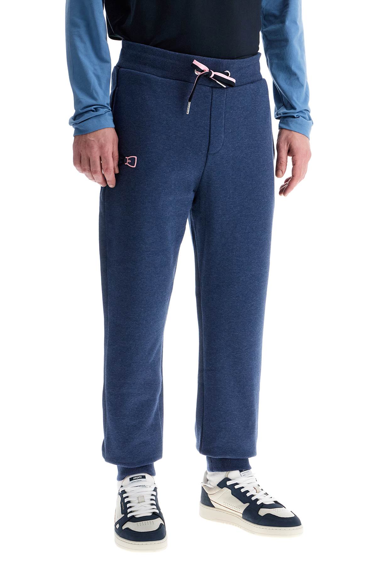 EDEN PARK slim fit dark blue cotton jogging pants