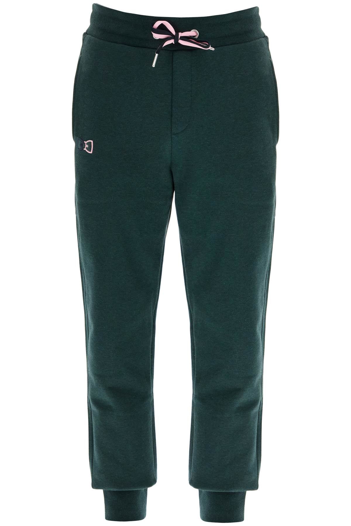 EDEN PARK dark green high-waisted regular fit jogging pants