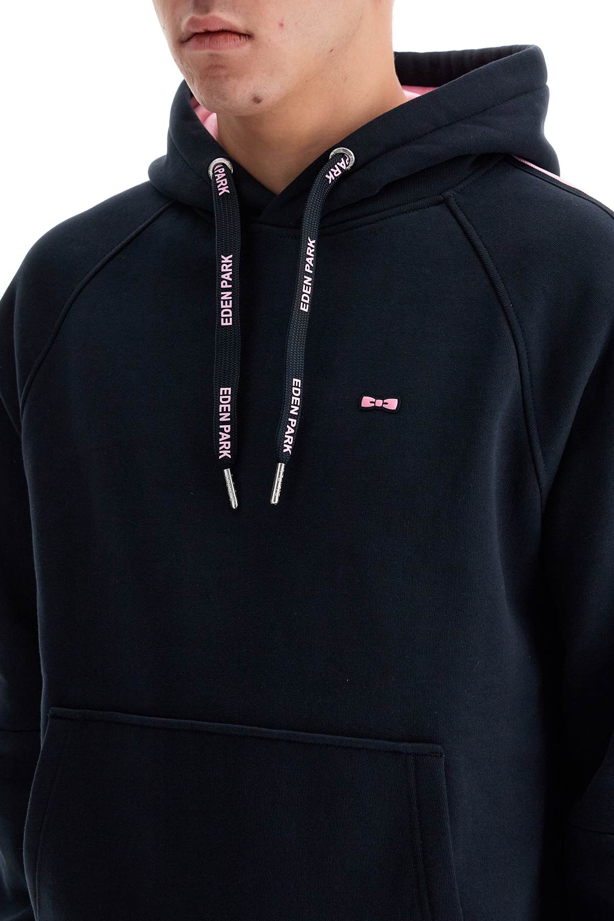 EDEN PARK hooded sweatshirt with raglan