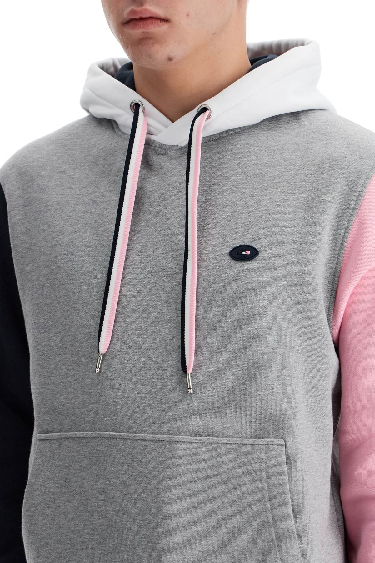 EDEN PARK hooded color block sweatshirt