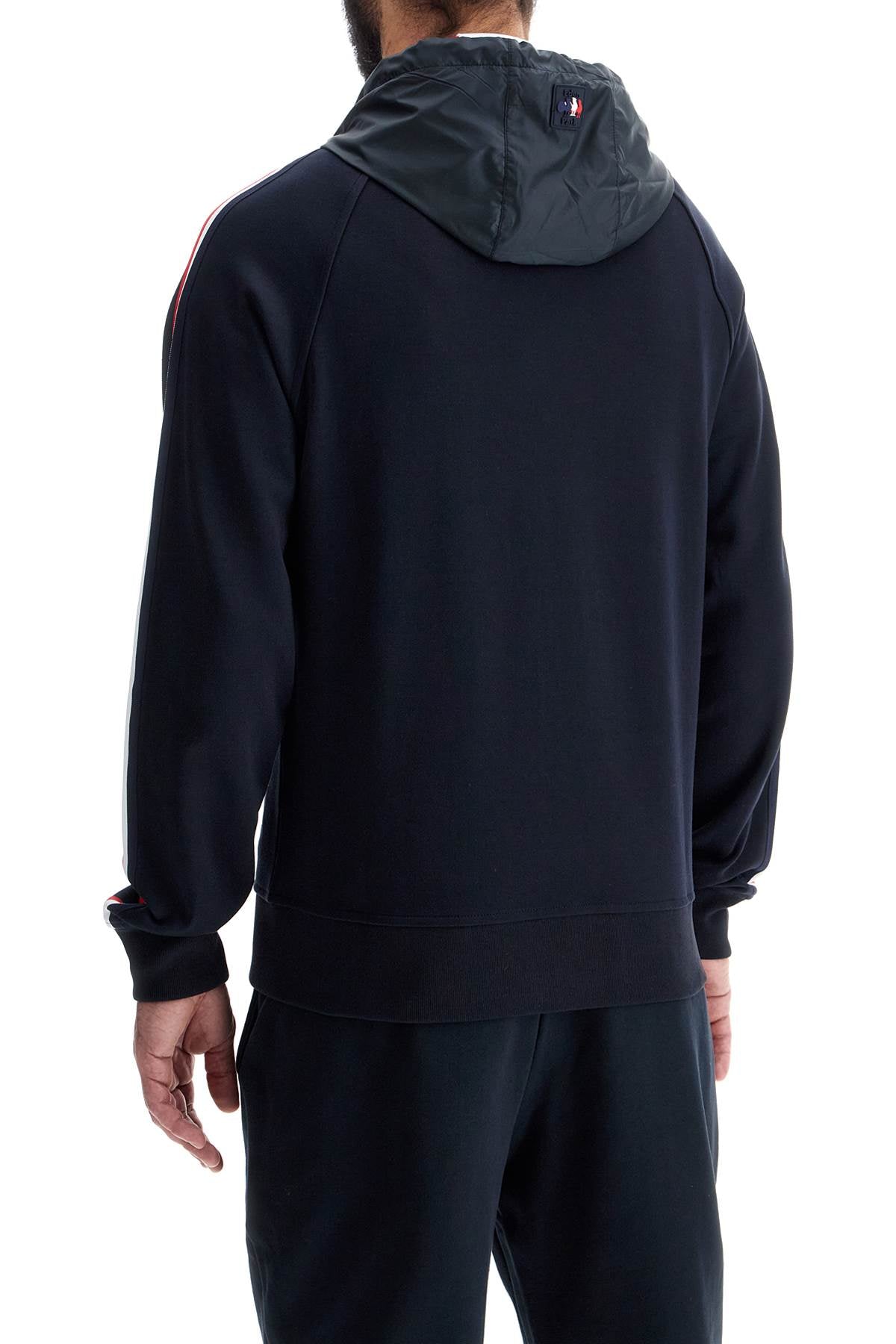 EDEN PARK navy blue zip hoodie cotton polyester