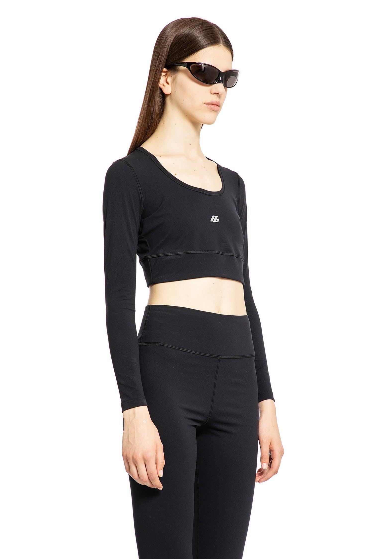 Activewear Long Sleeve Cropped Top