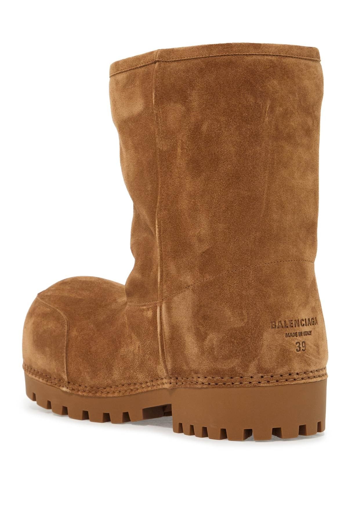 'Alaska Suede Leather Fur Snow
