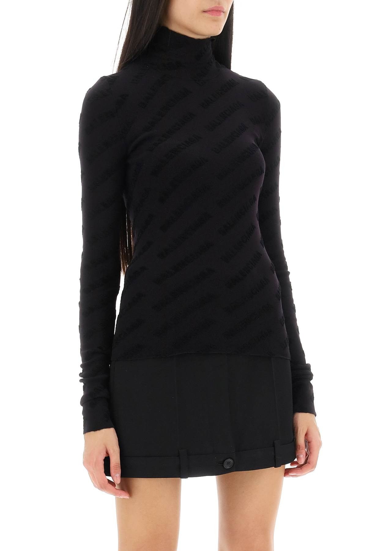 Allover Velvet Logo Top