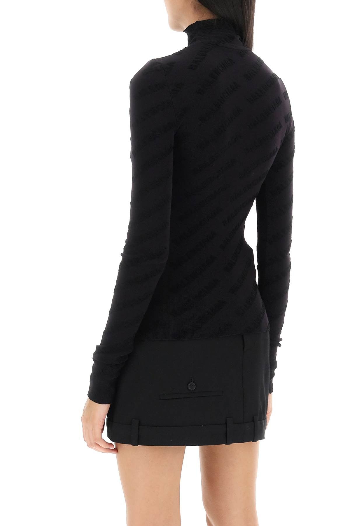 Allover Velvet Logo Top