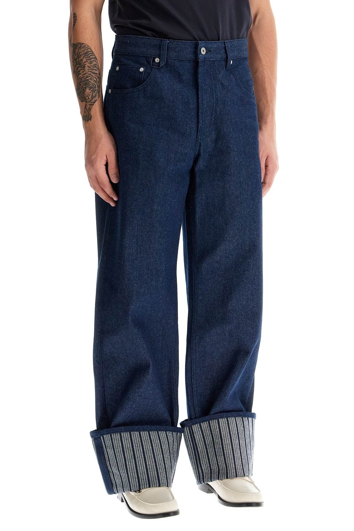 baggy with maxi cuff baggy jeans with