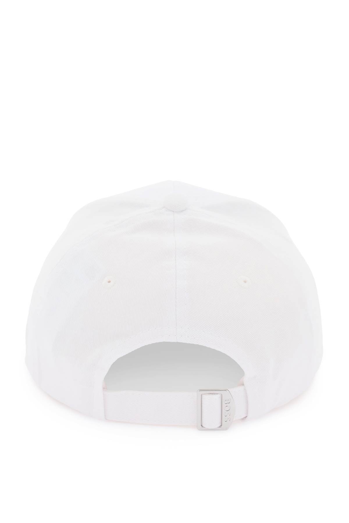 baseball cap with embroidered logo