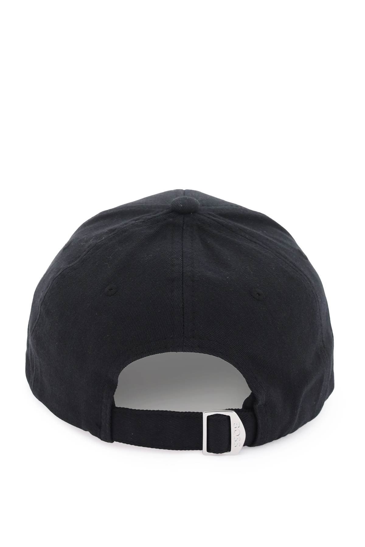 baseball cap with embroidered logo