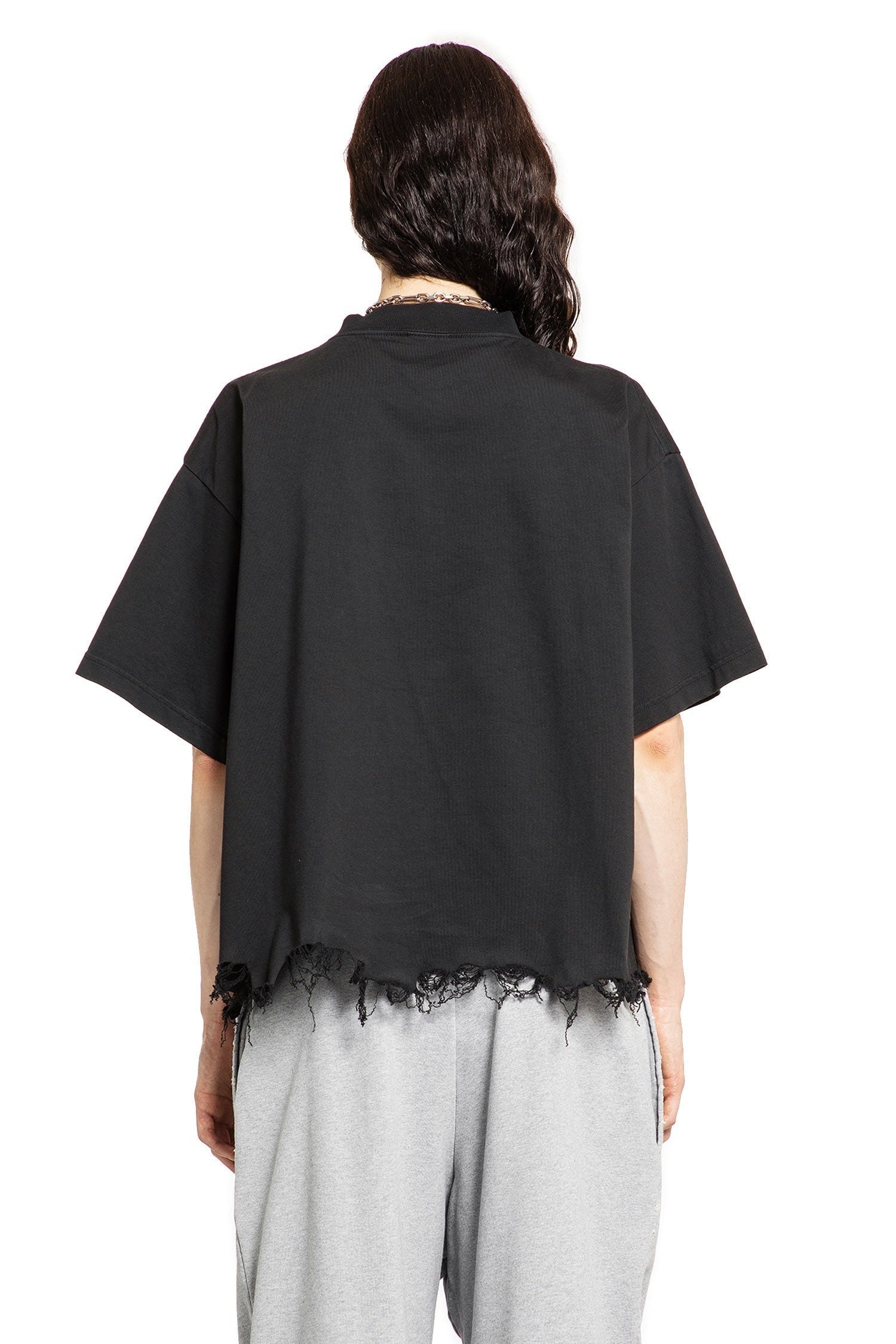 Bb Classic Balenciaga Cropped T-Shirt