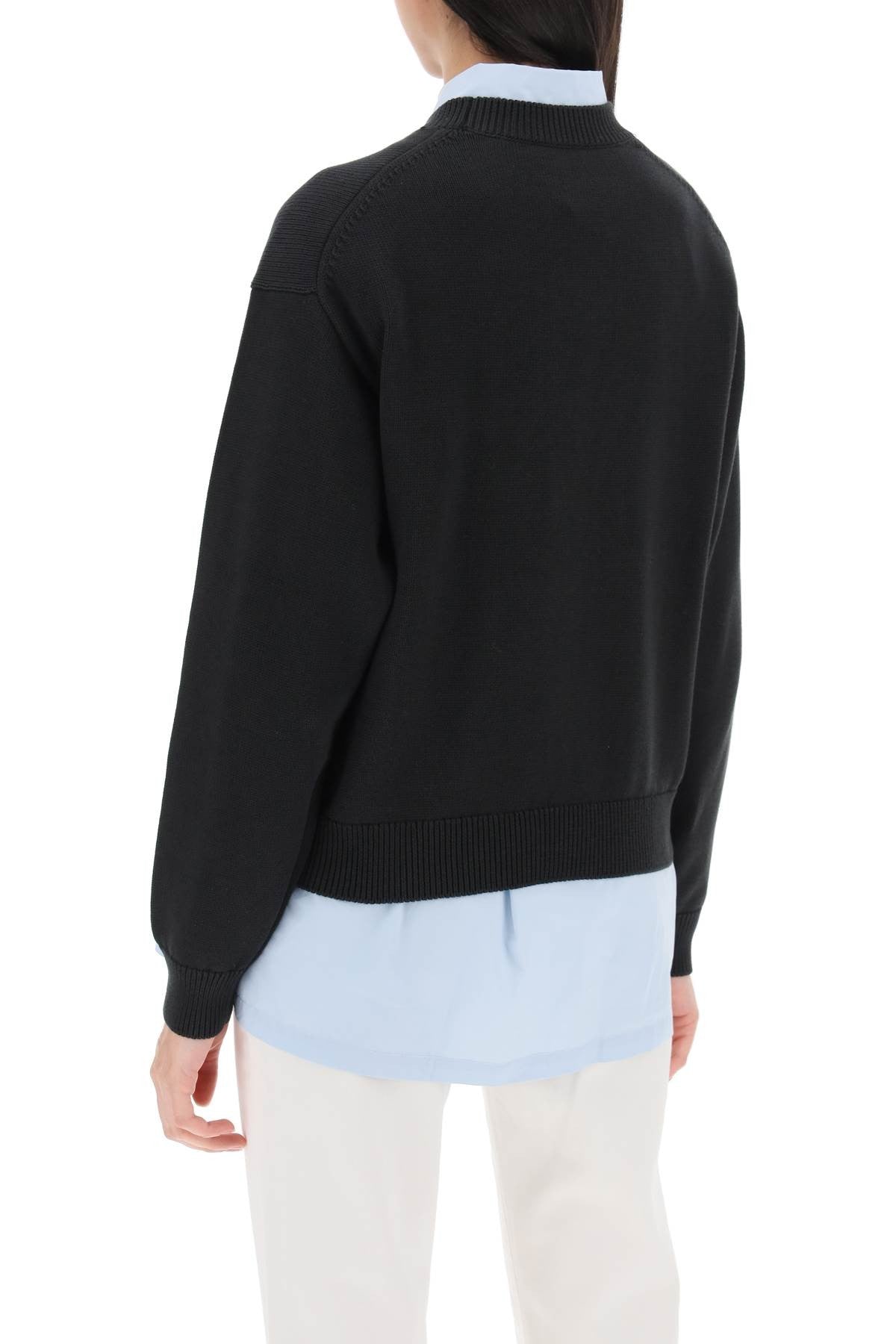 Bokè Flower Sweater In Organic Cotton
