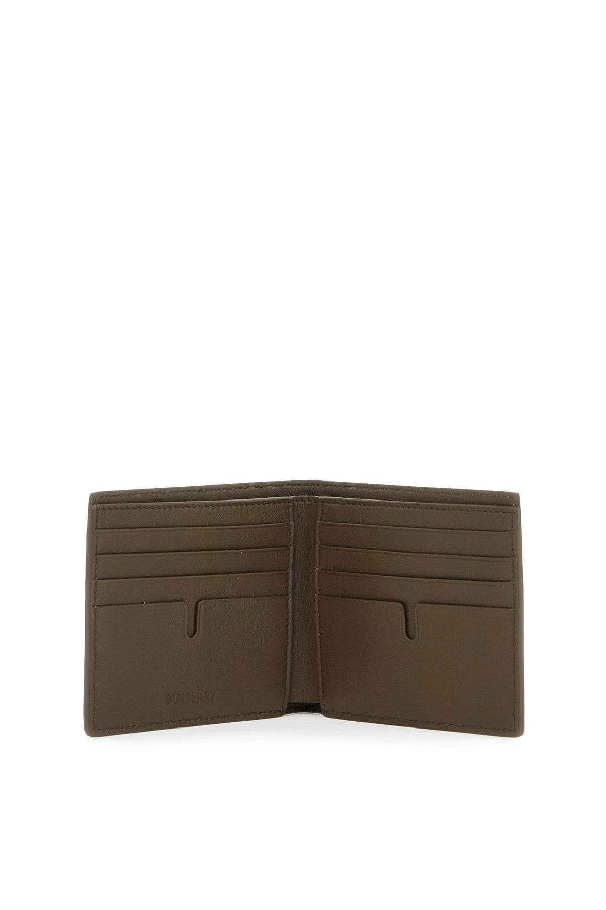 book wallet in coated canvas bi-fold design