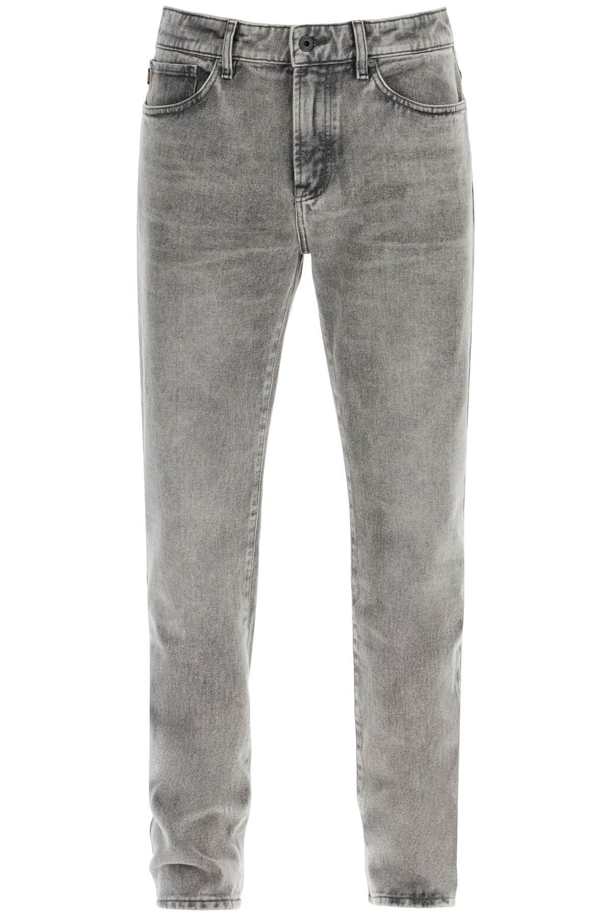 boss re.maine regular fit medium grey jeans