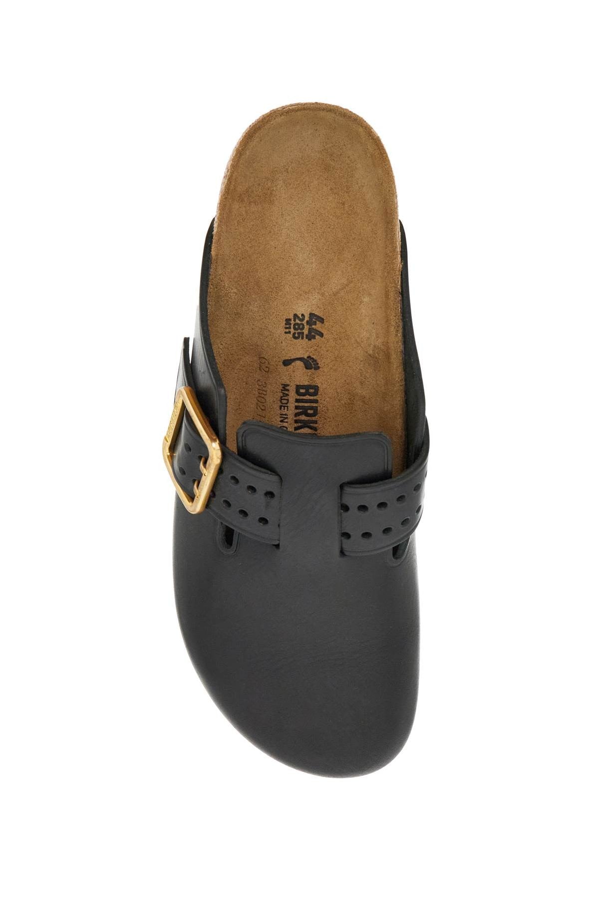 boston bold leather clog with sab