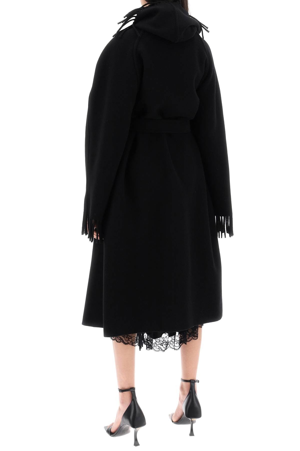 brushed wool coat