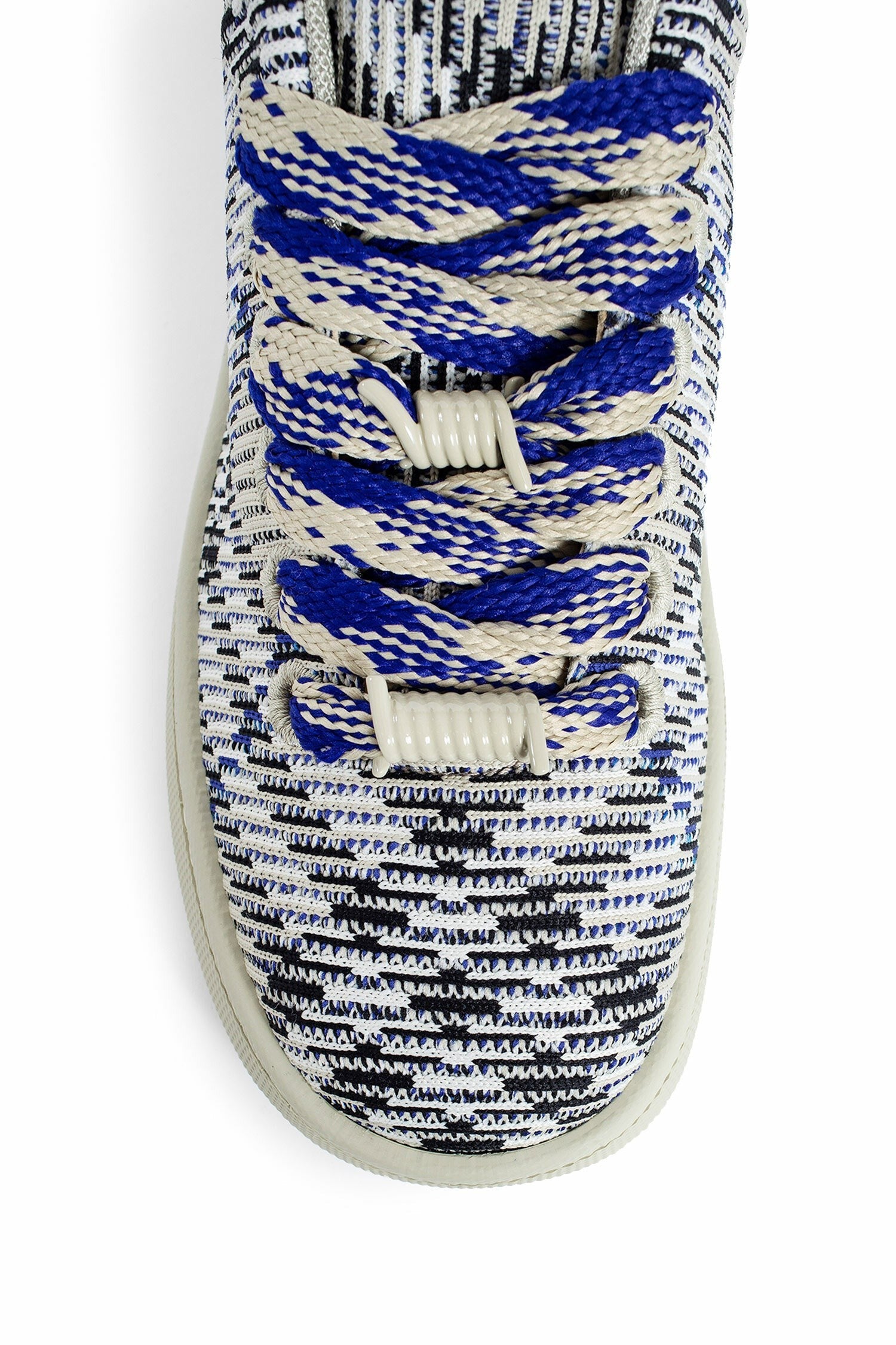 Check Knit Box Sneakers