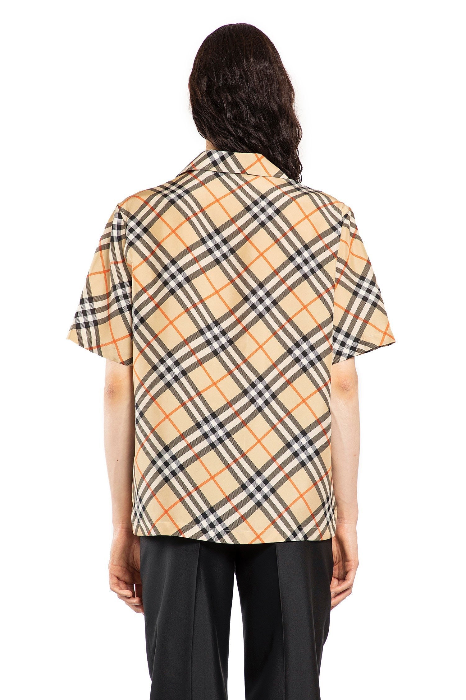 Check Silk Shirt