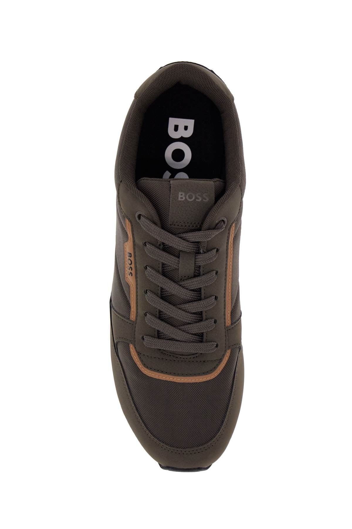 contemporary breathable dark green sneakers for men