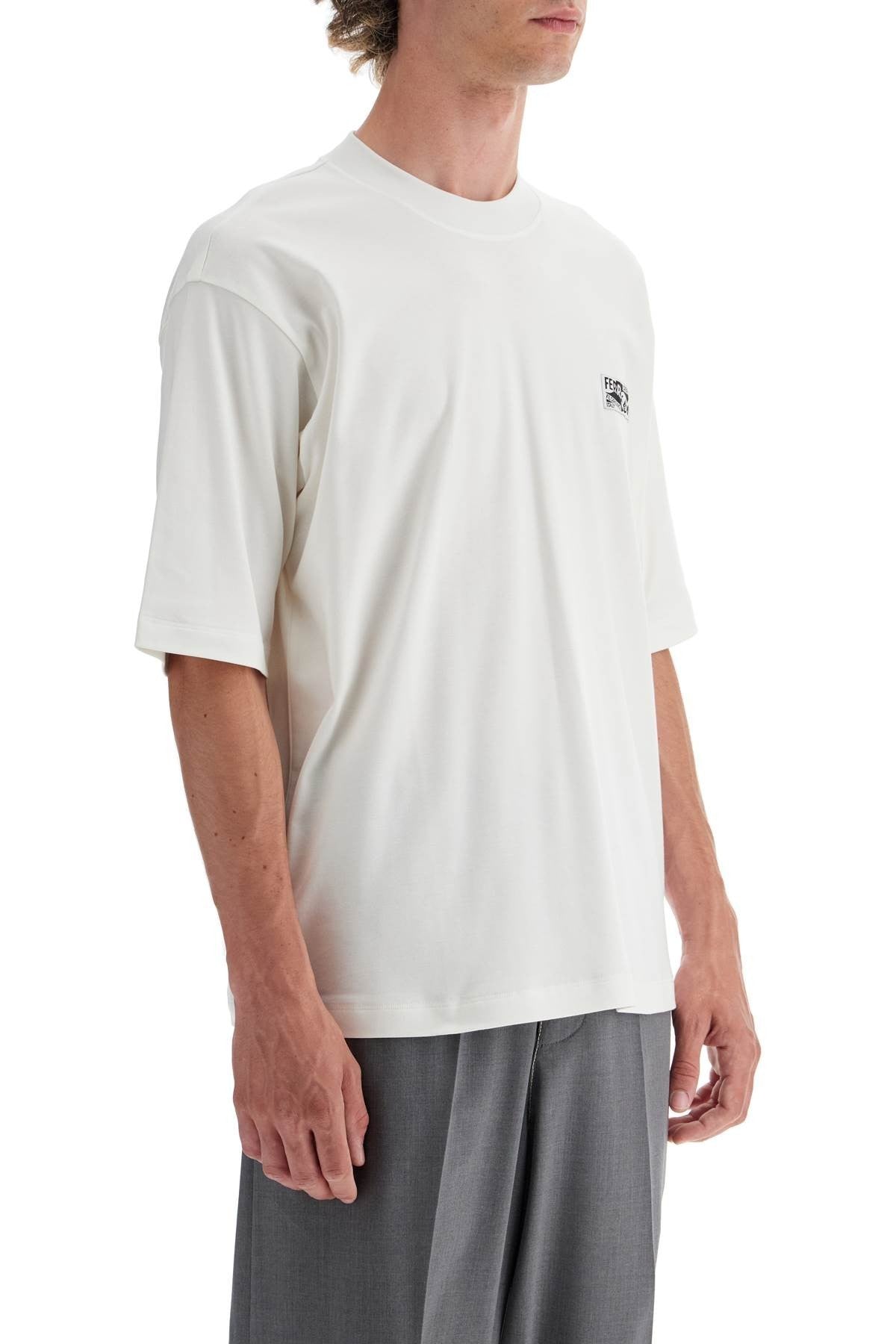 cotton and silk blend t-shirt