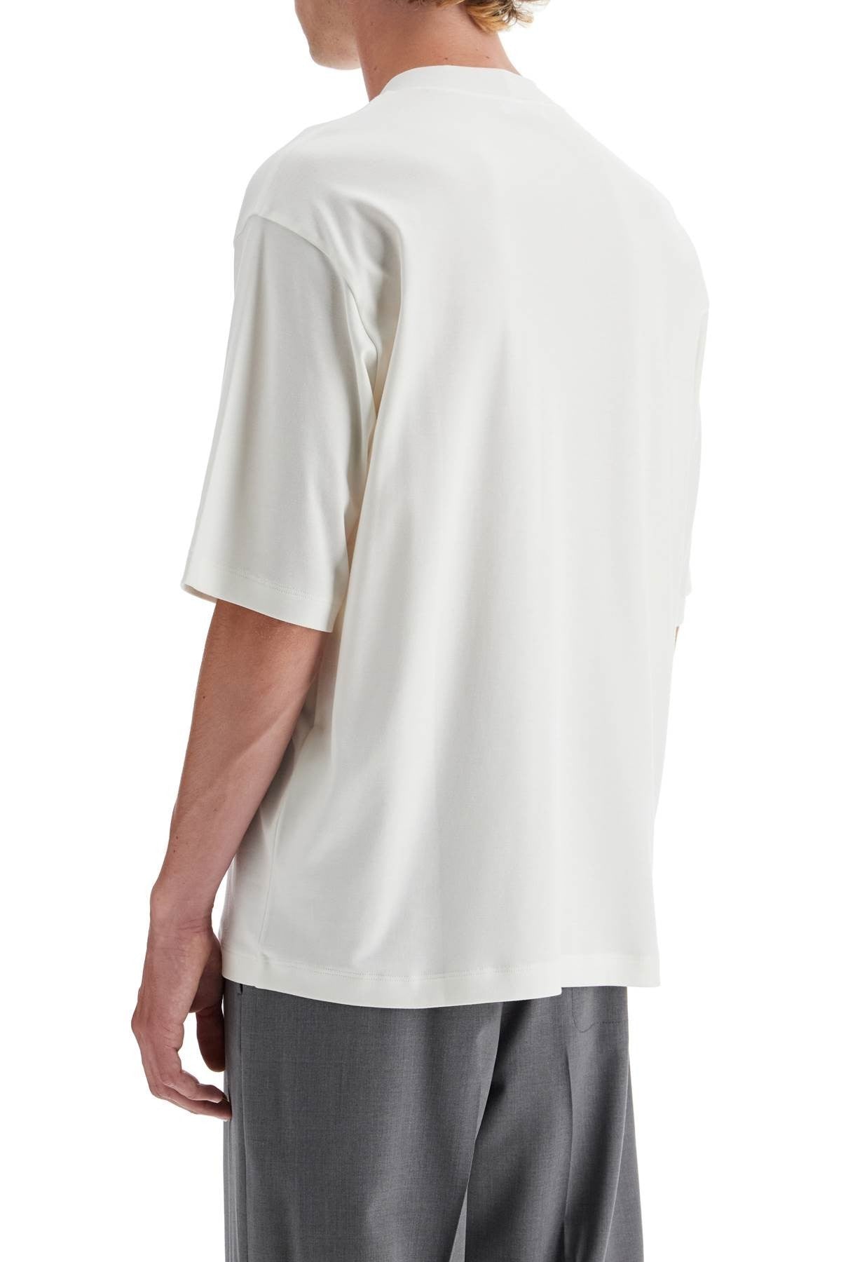 cotton and silk blend t-shirt