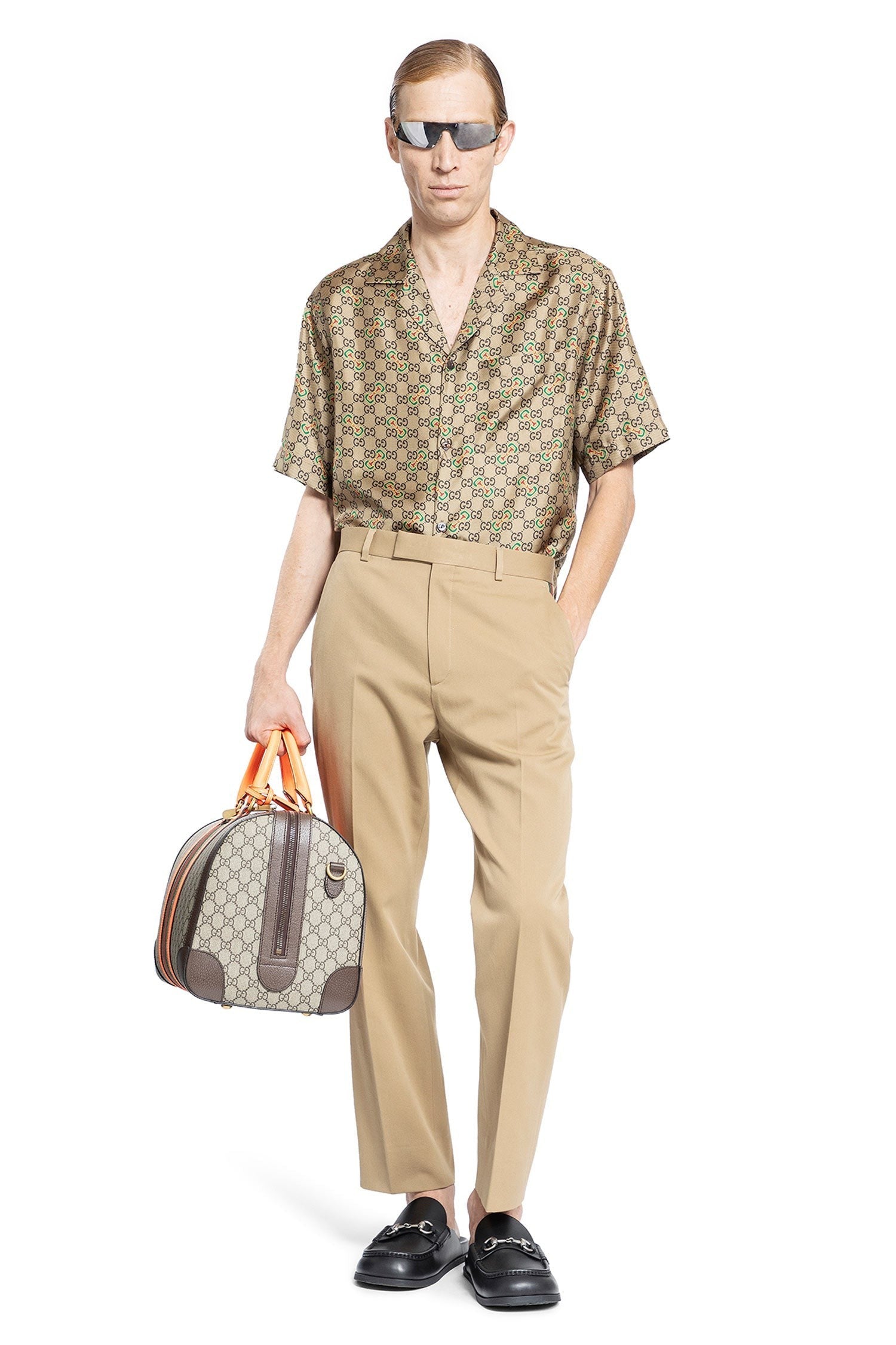 Cotton Garbardine Web Trousers