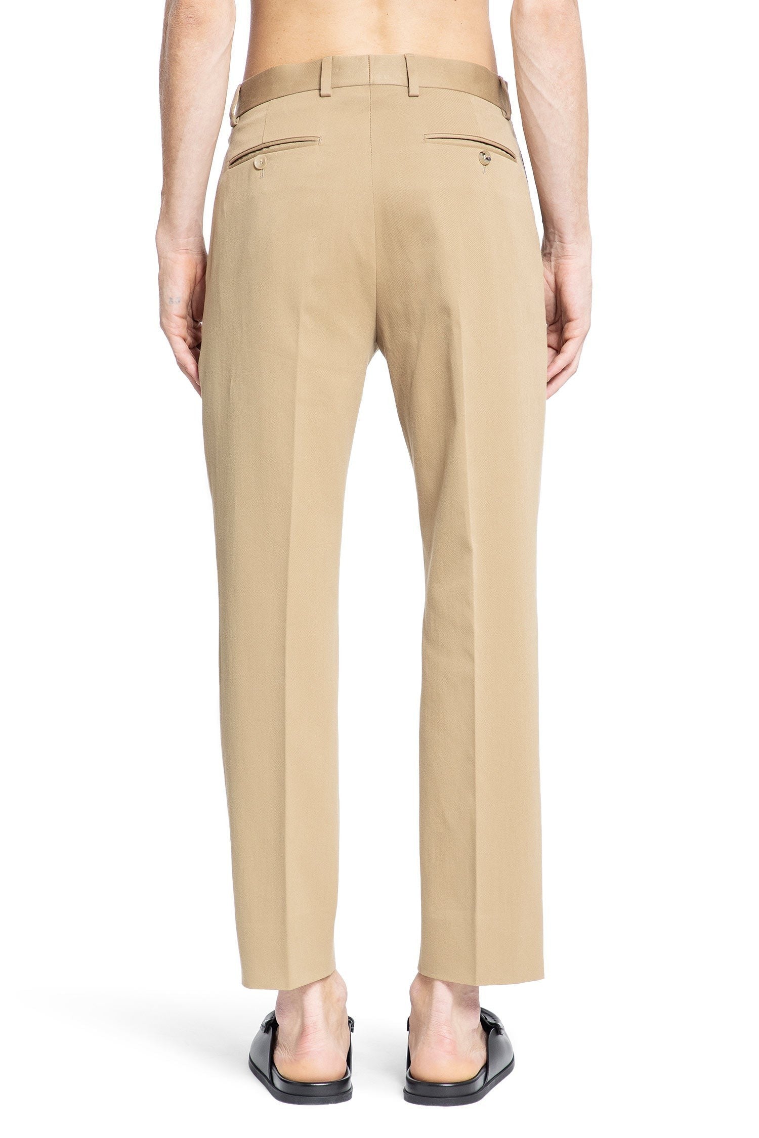 Cotton Garbardine Web Trousers