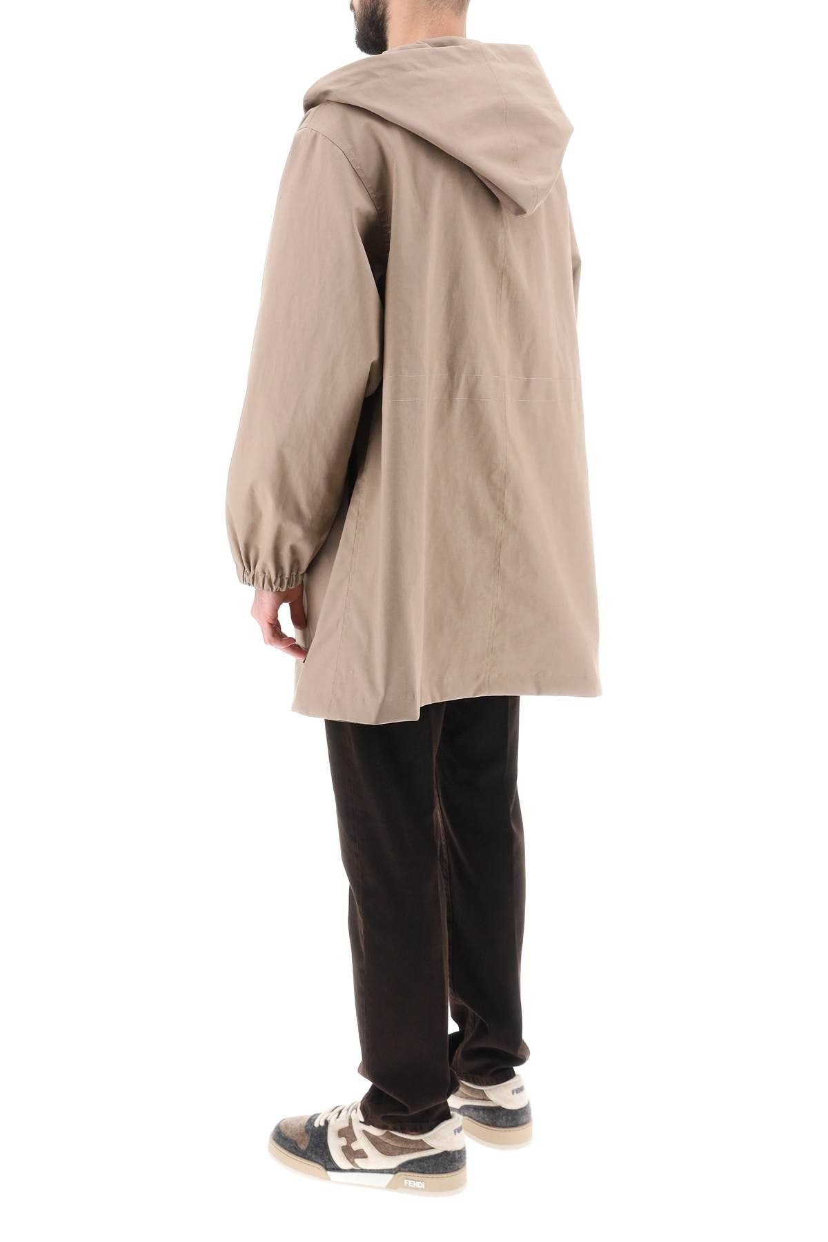cotton hooded parka