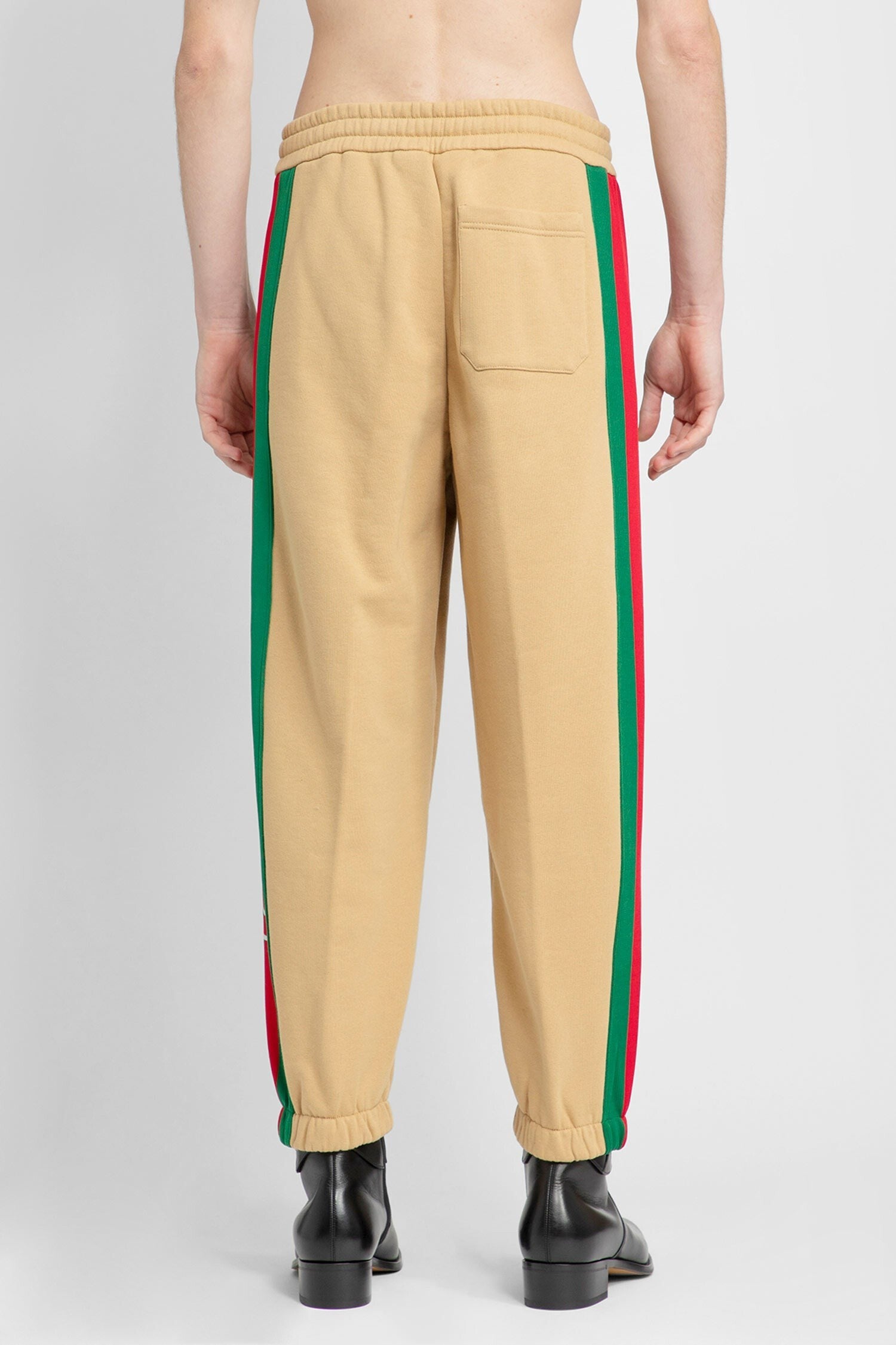 cotton jersey web sweat pants
