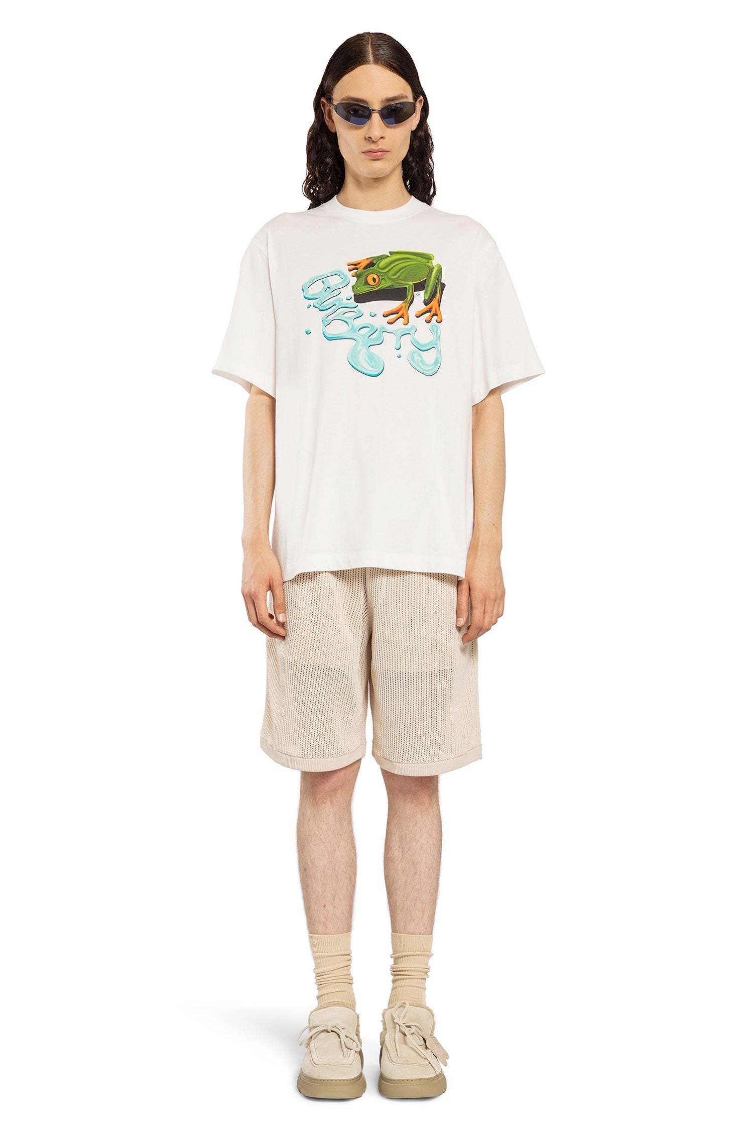 Cotton Mesh Shorts
