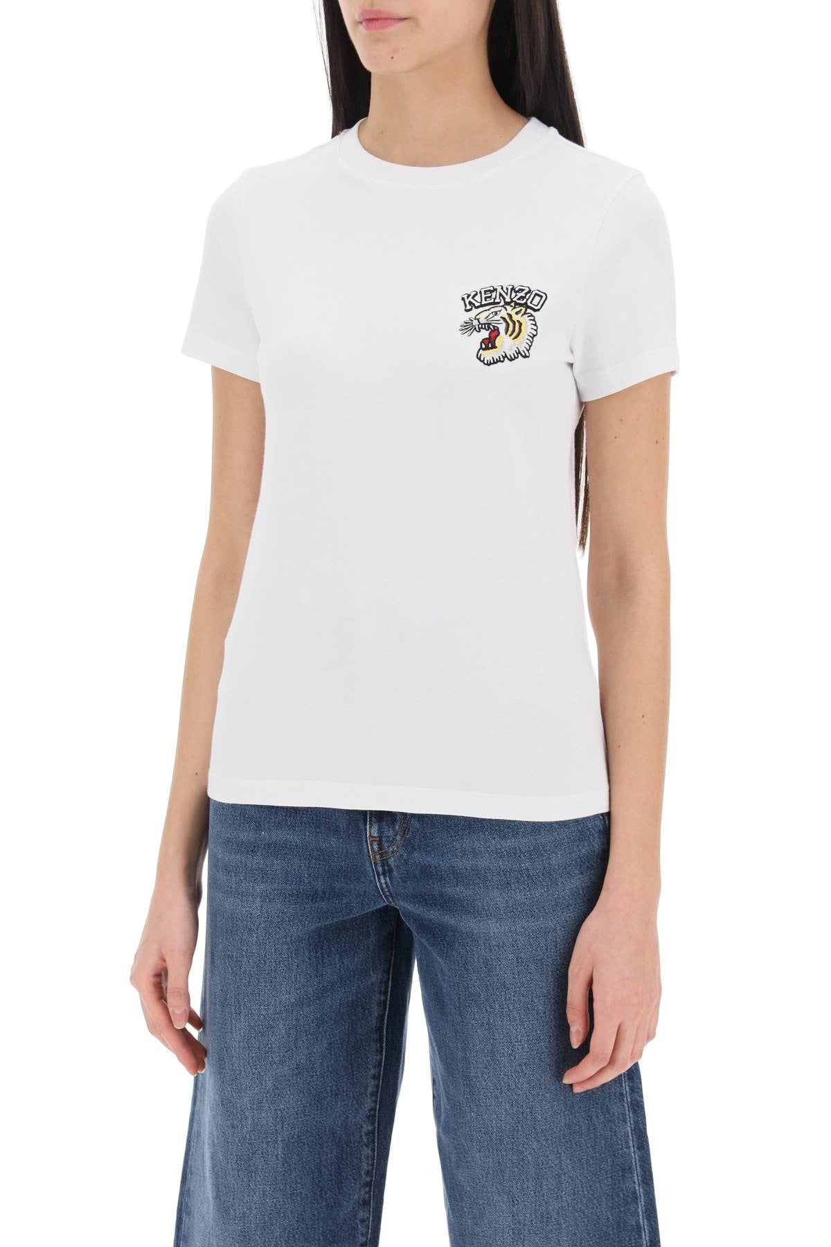 Crew-Neck T-Shirt With Embroidery