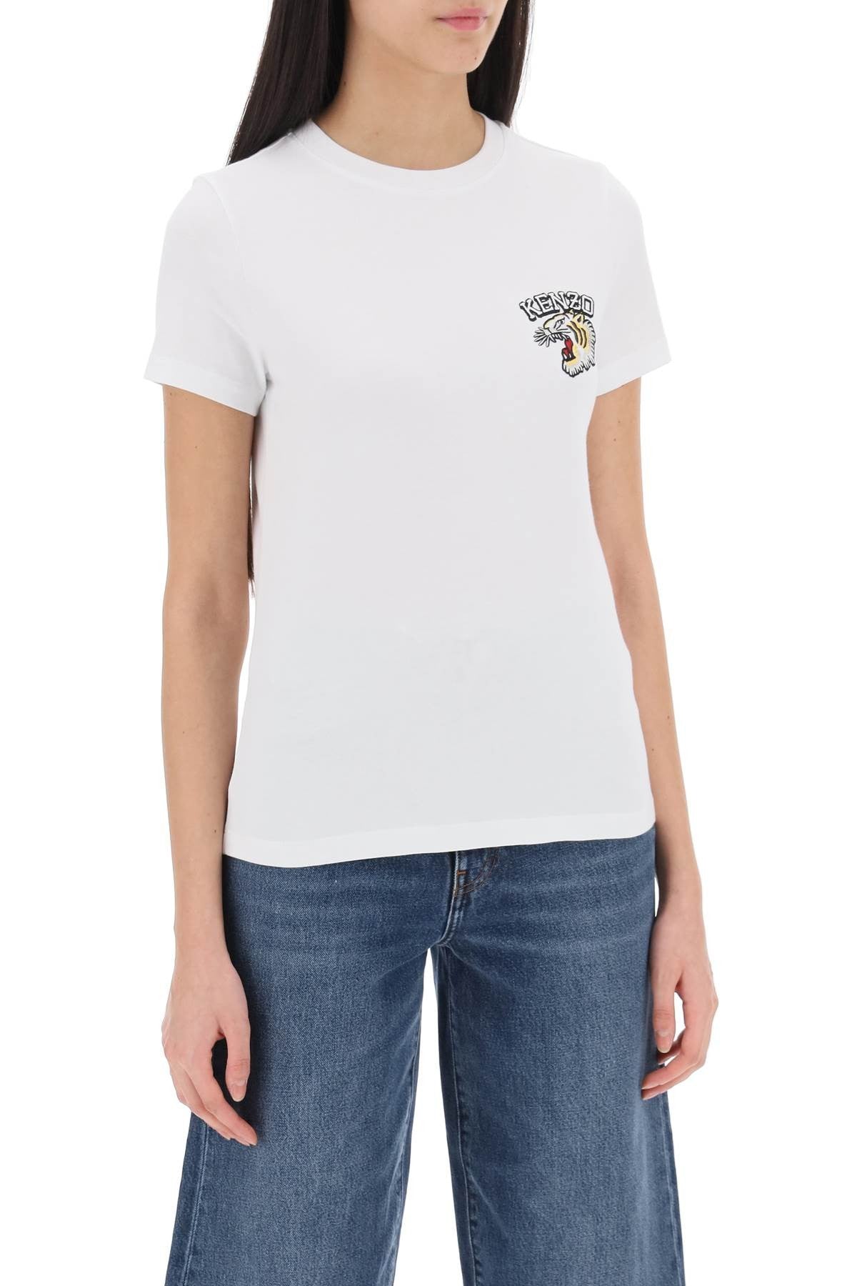 Crew-Neck T-Shirt With Embroidery