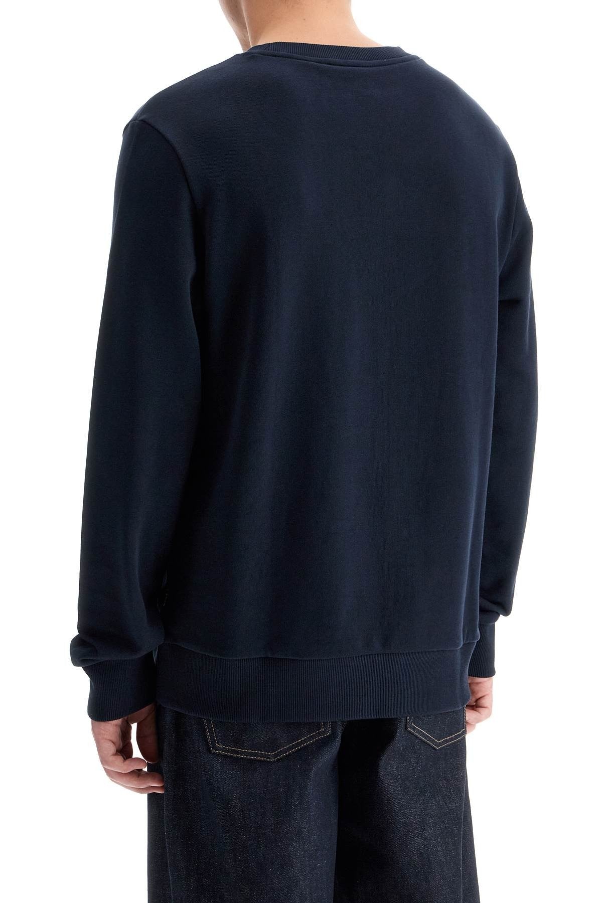 crewneck sweatshirt with double mon