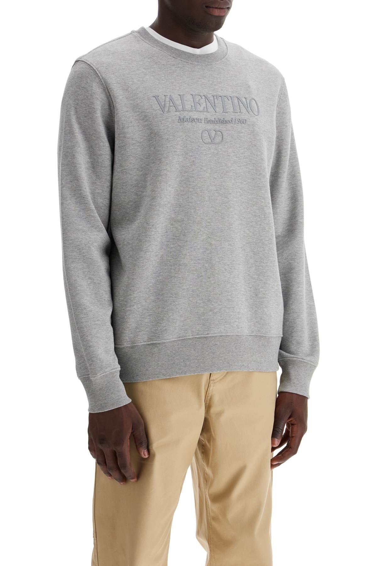 crewneck sweatshirt with logo