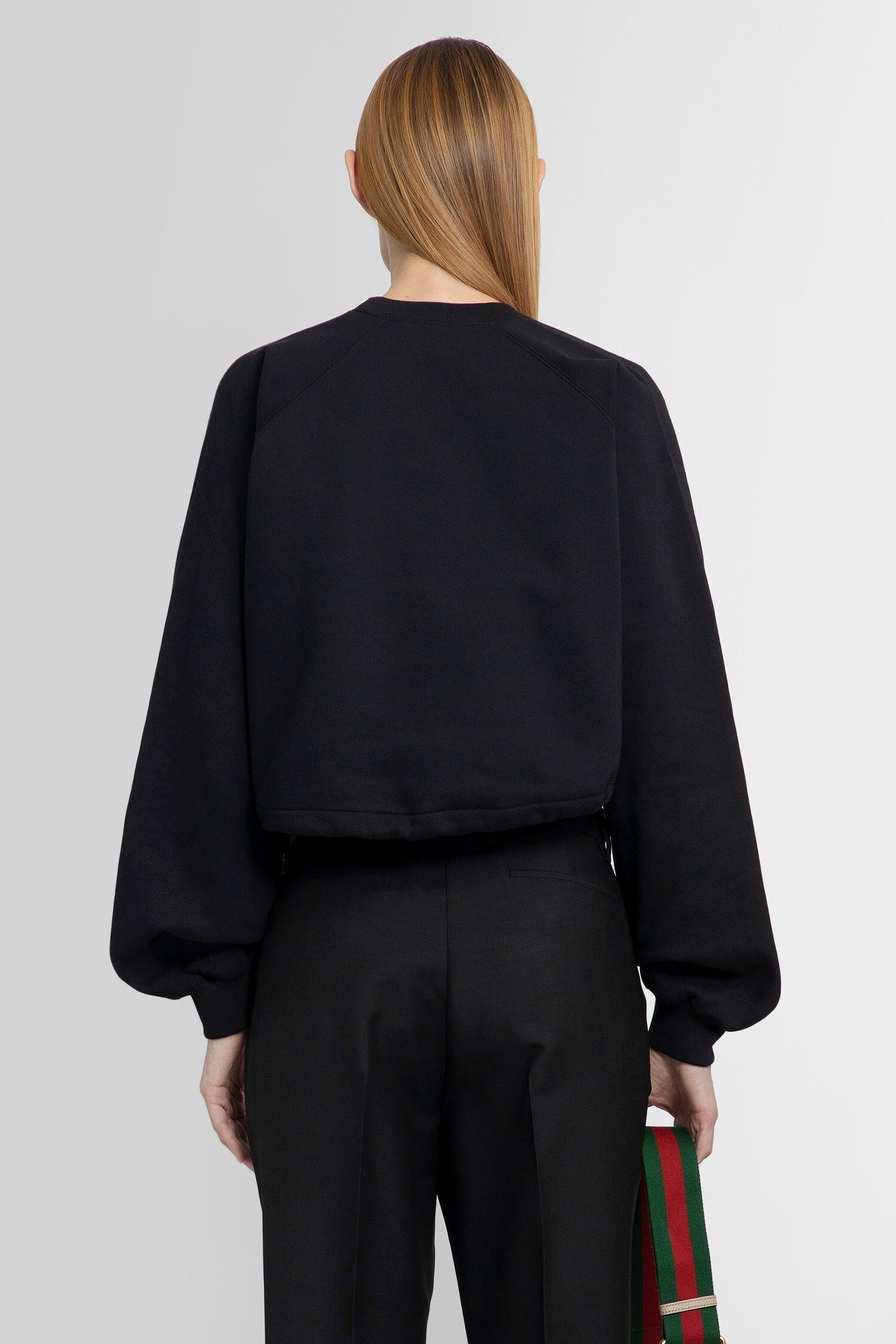 cropped interlocking g sweat-shirt