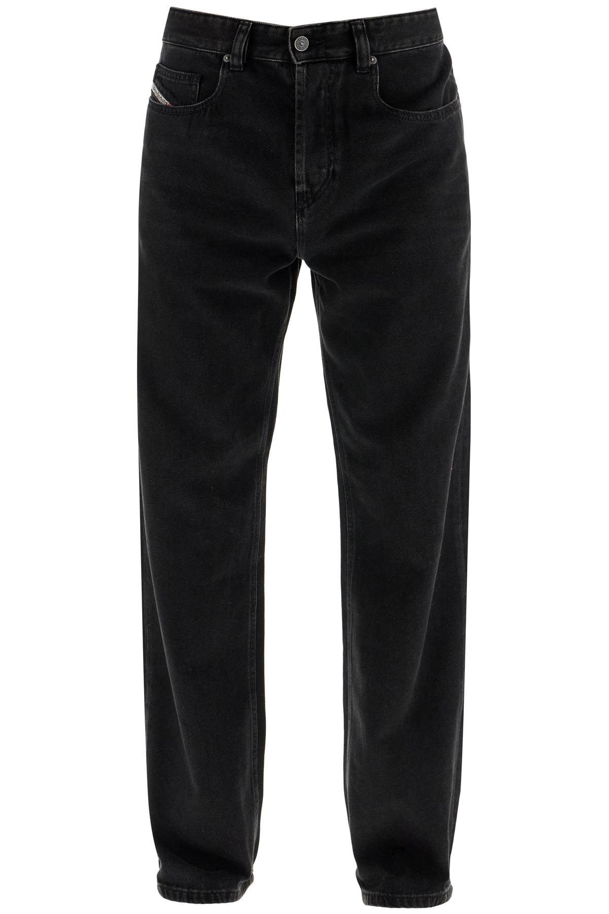 d-macro black wide leg jeans