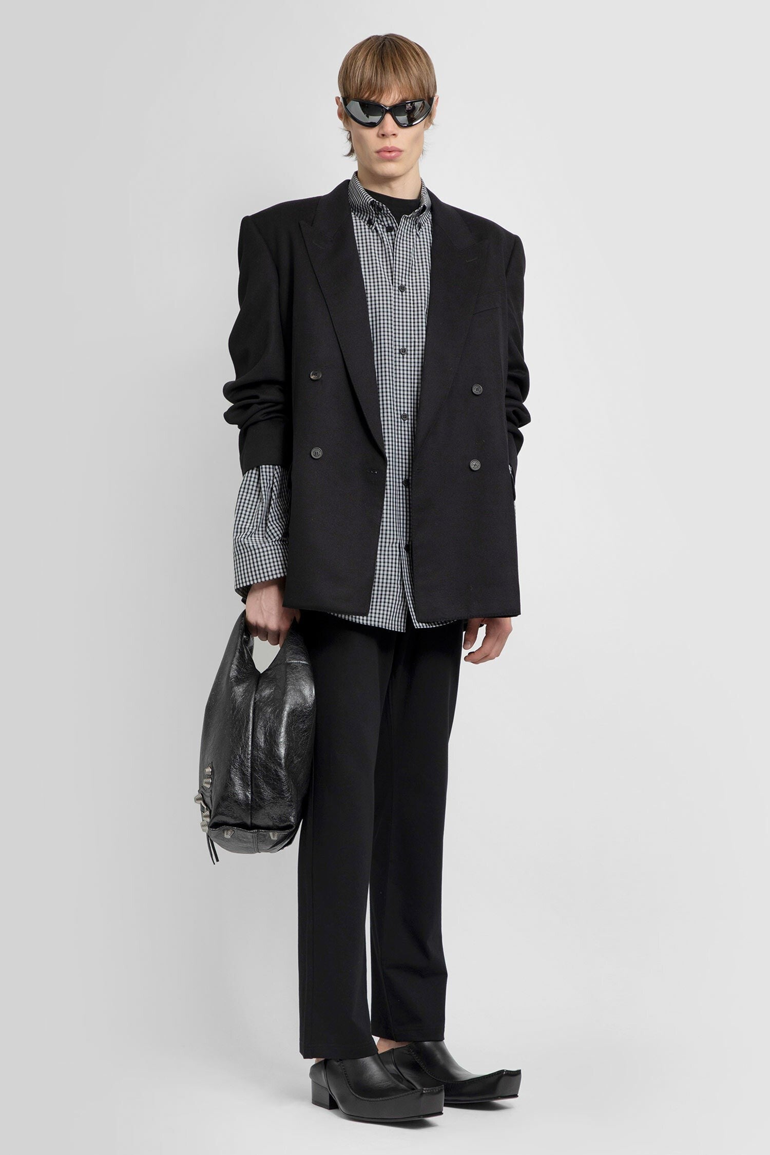 double-breasted blazer