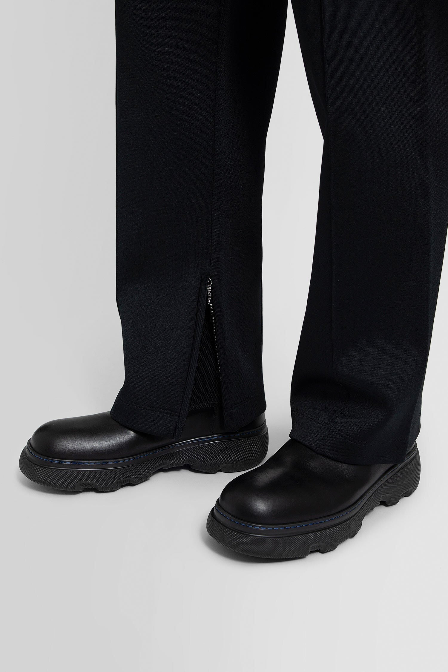 Double-Faced Viscose Blend Track Pants