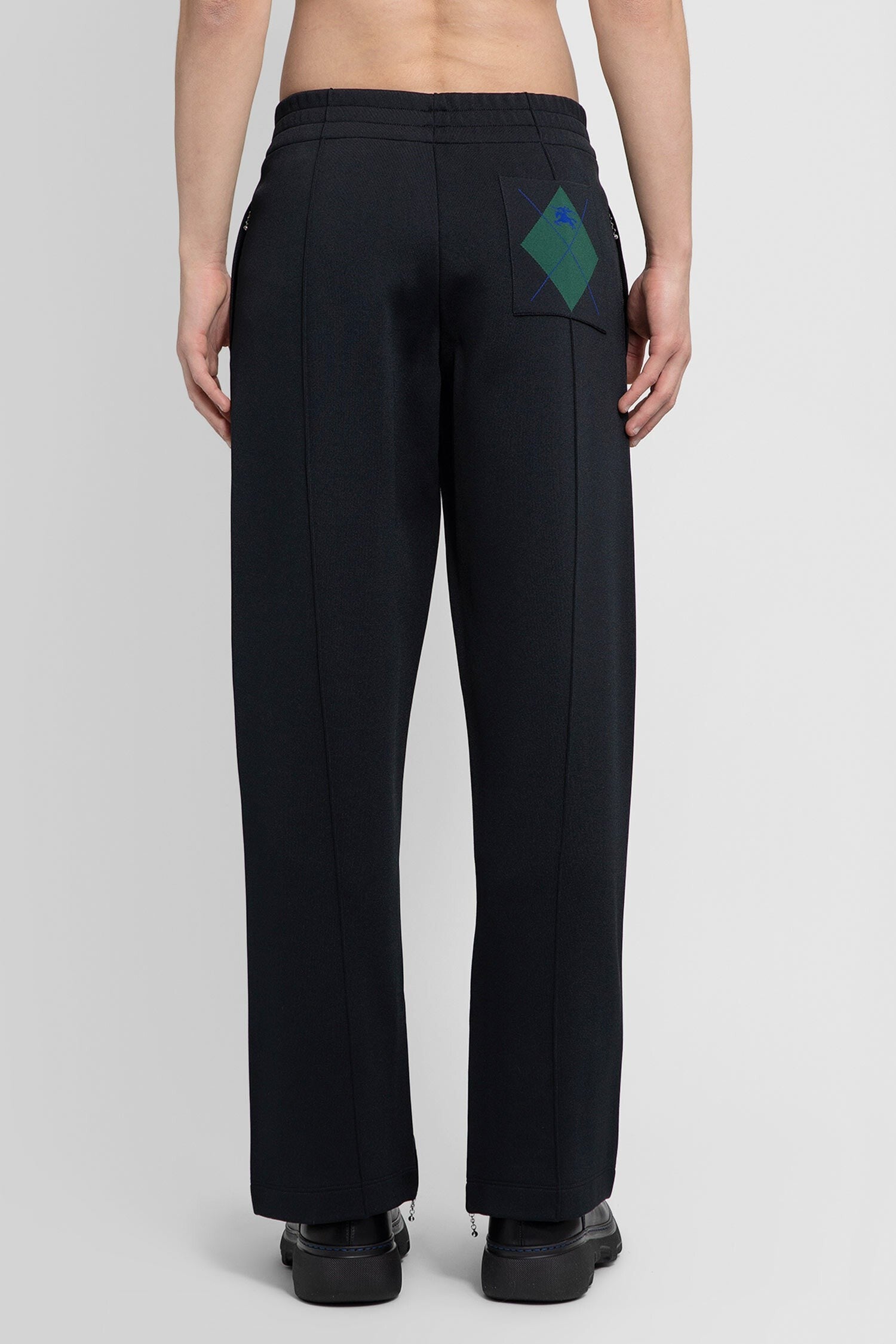 Double-Faced Viscose Blend Track Pants