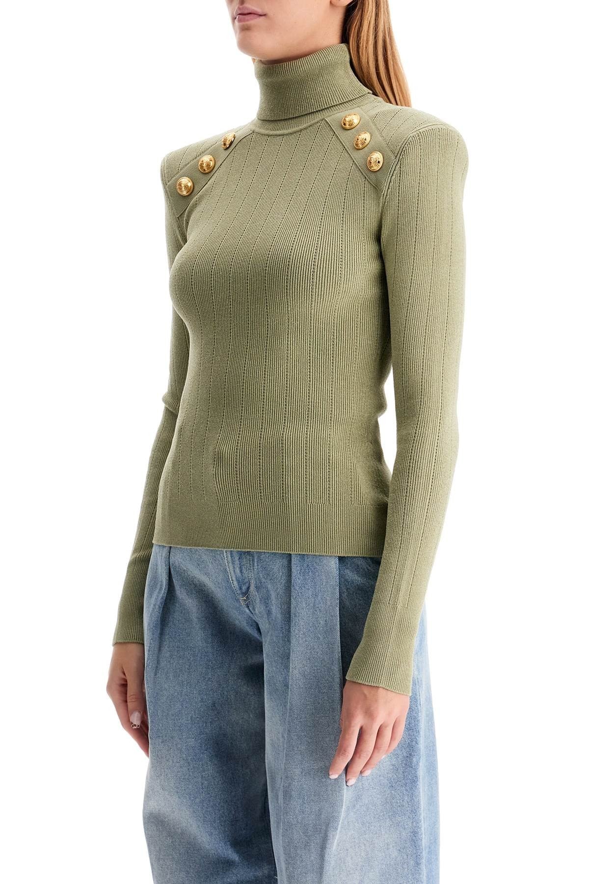 'Embossed Button-Up