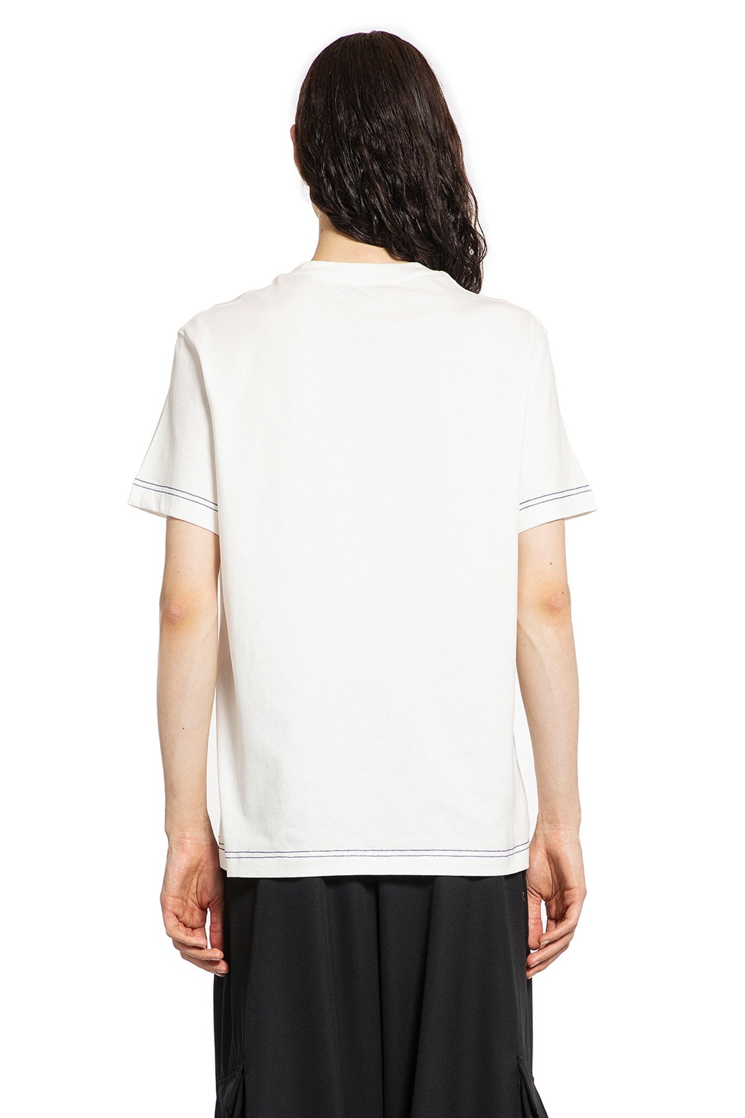 Embroidered Logo Cotton T-Shirt